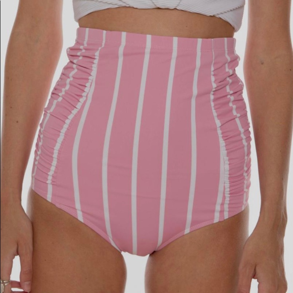 Coral reef ultra high waist swim bottoms